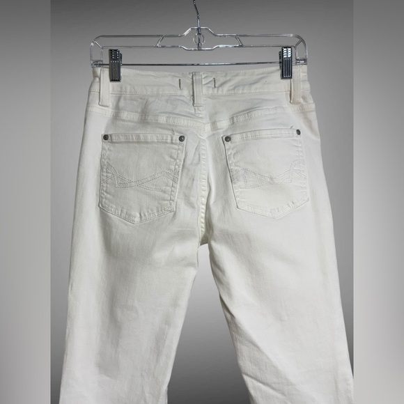 Nine West Vintage America White Stretch Jeans Size 2 Skinny - Picture 4 of 15